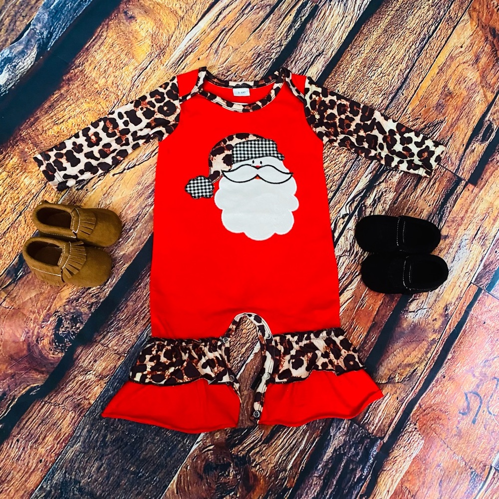 Santa 🎅 Baby Ruffle Jumper